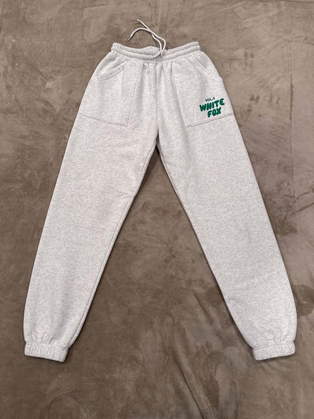 White Fox Vol.3 Offstage Sweatpants in Glacier Grey SIZE XS